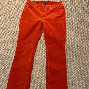Talbots Burnt Orange Corduroys